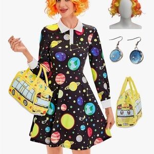 Loungefly Yellow and Blue Bus Handbag